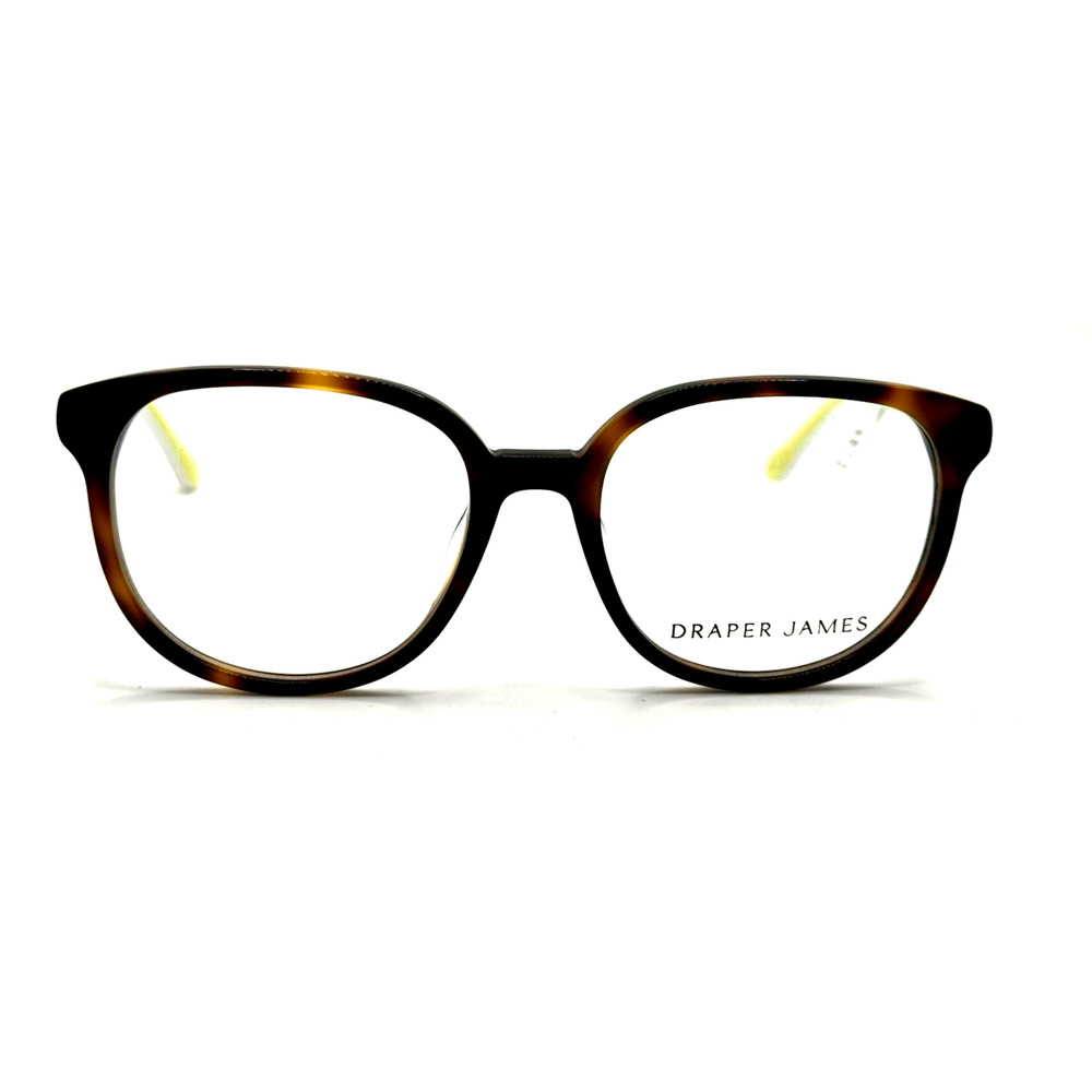 DRAPER JAMES DJ5018 TORTOISE/YELLOW EYEGLASSES SUNGLASSES FRAMES 51-17-140